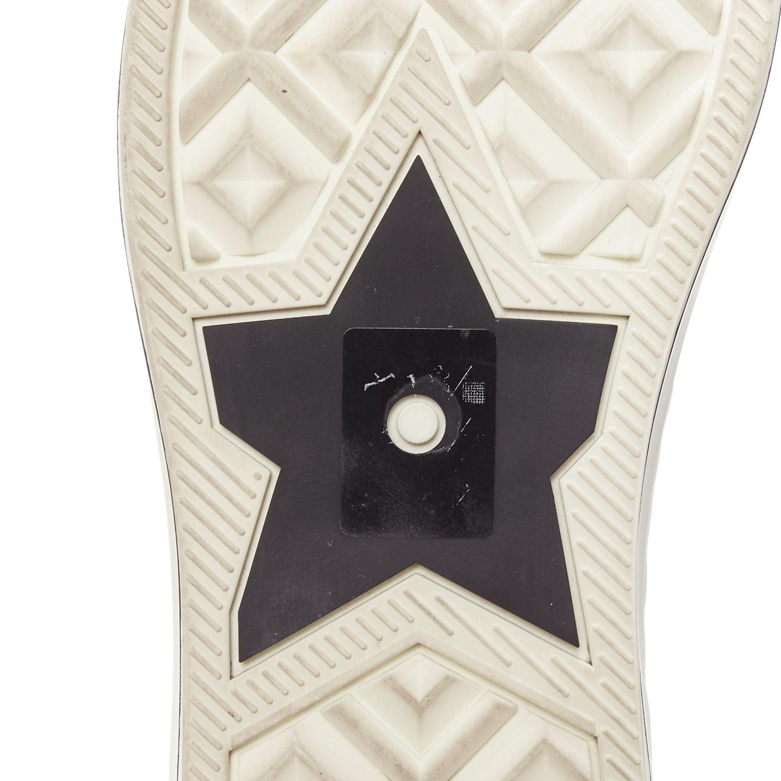 CHRISTIAN DIOR Walk'N'Dior white sock knit logo lace high top sneakers EU375 For Sale 6