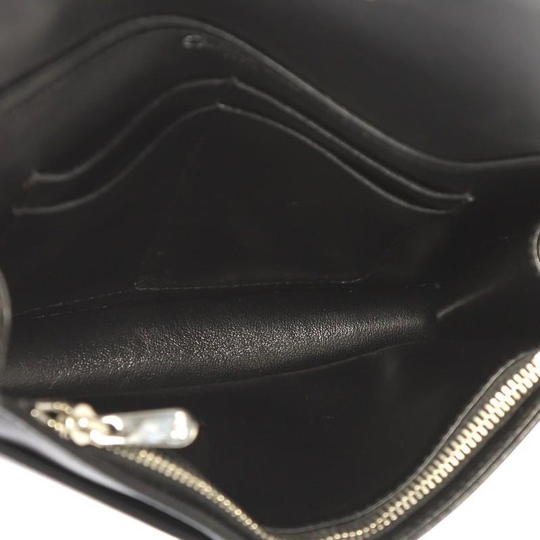 Christian Dior Wallet On Chain Patch Embellished Leather at 1stDibs