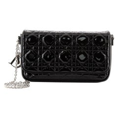Christian Dior Wallet on Chain Pouch Cannage Quilt Patent
