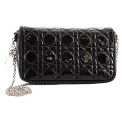 Christian Dior Wallet on Chain Pouch Cannage Quilt Patent