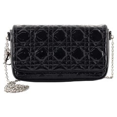 Christian Dior Wallet on Chain Pouch Cannage Quilt Patent