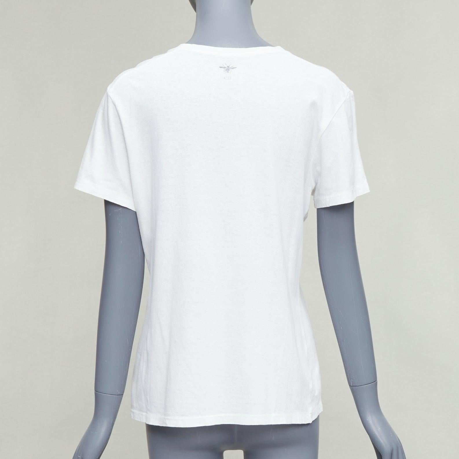 De las mujeres CHRISTIAN DIOR We Should All Be Feminists camiseta blanca estampada S Rihanna en venta