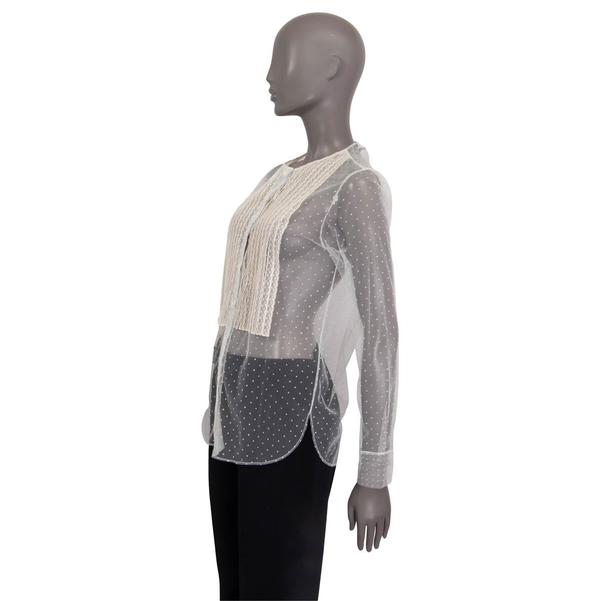 dior see thru shirt women's