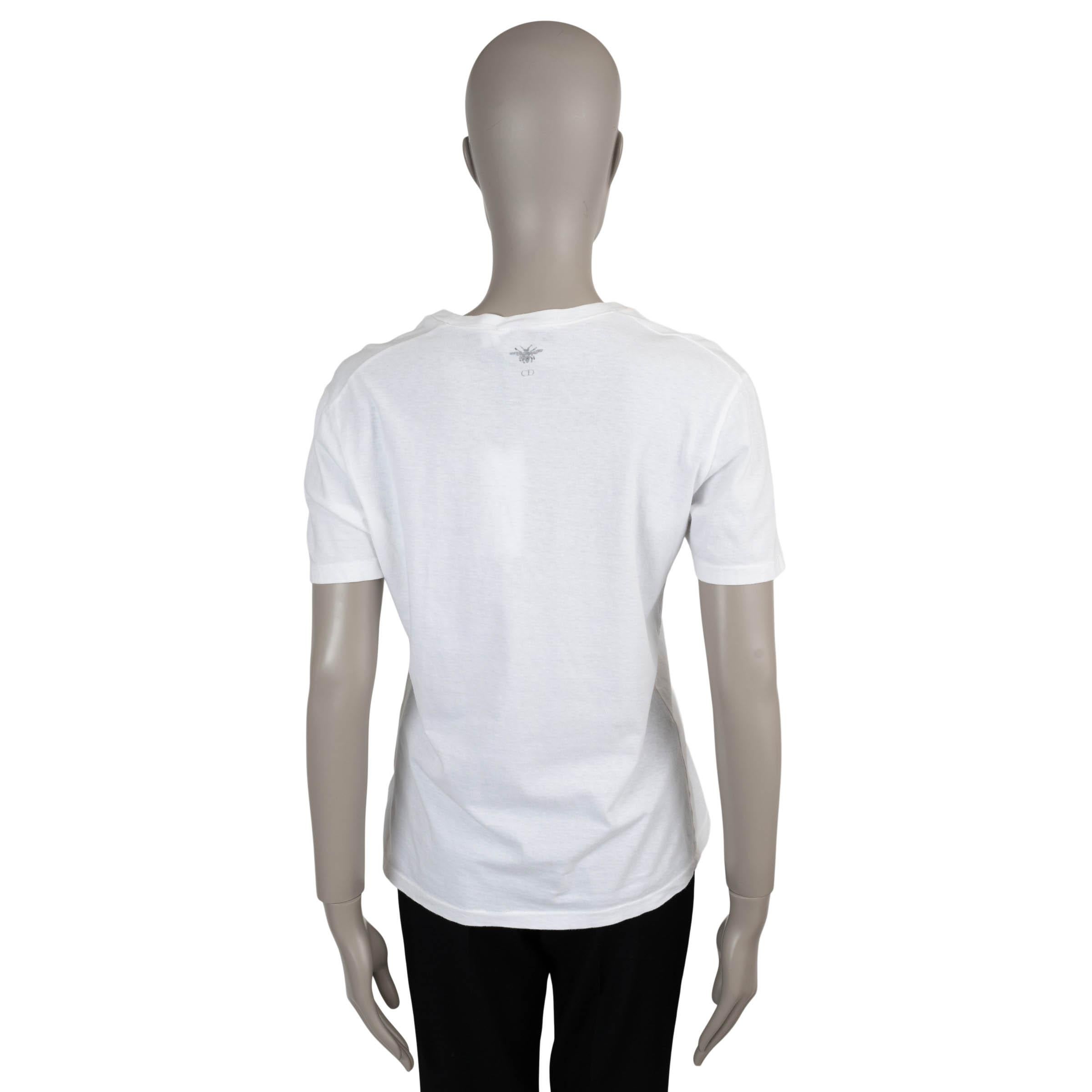 CHRISTIAN DIOR Weißes Baumwollhemd aus weißer Baumwolle 2022 WE SHOULD ALL BE FEMINISTS T-Shirt Shirt S (Grau) im Angebot
