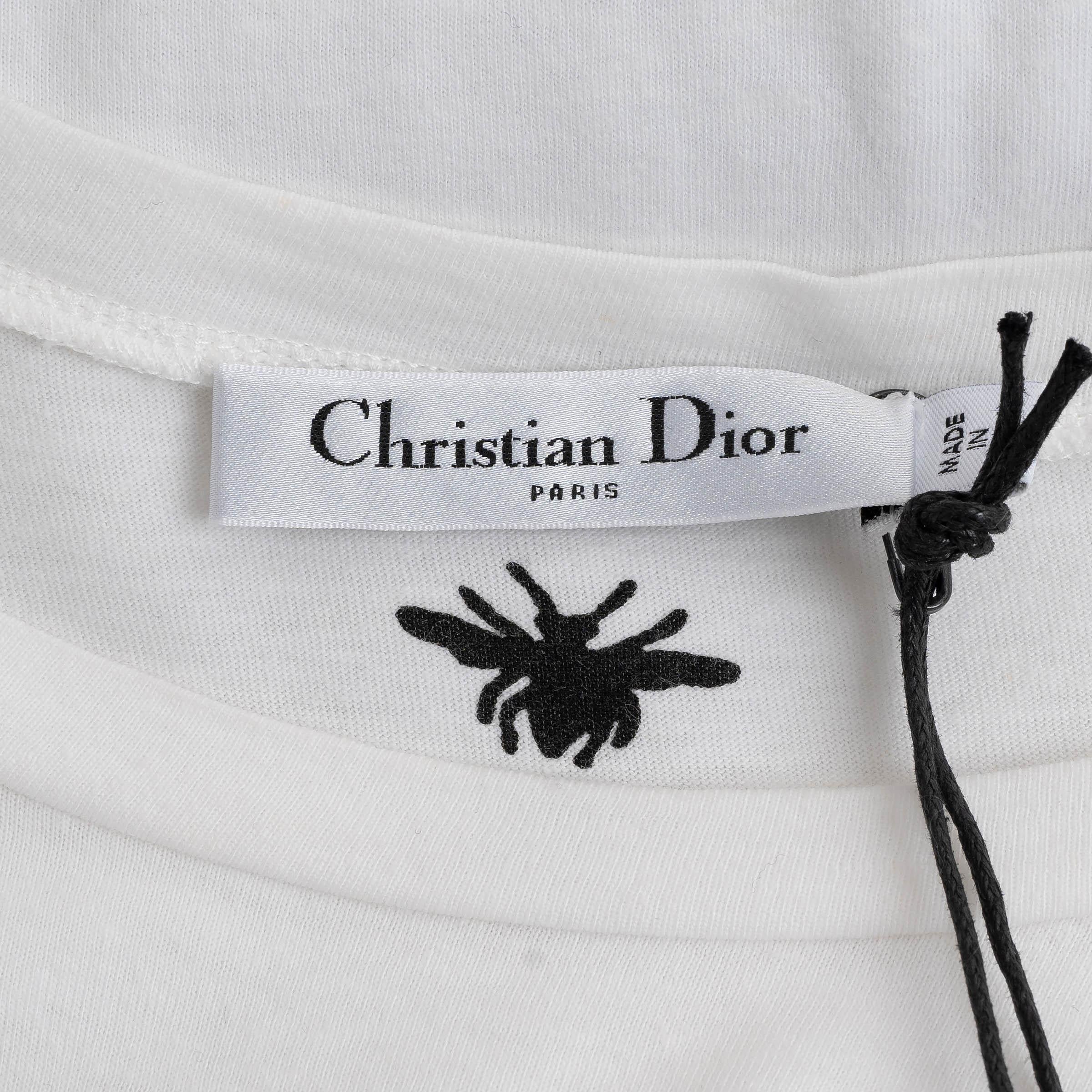 CHRISTIAN DIOR Weißes Baumwollhemd aus weißer Baumwolle 2022 WE SHOULD ALL BE FEMINISTS T-Shirt Shirt S im Angebot 2