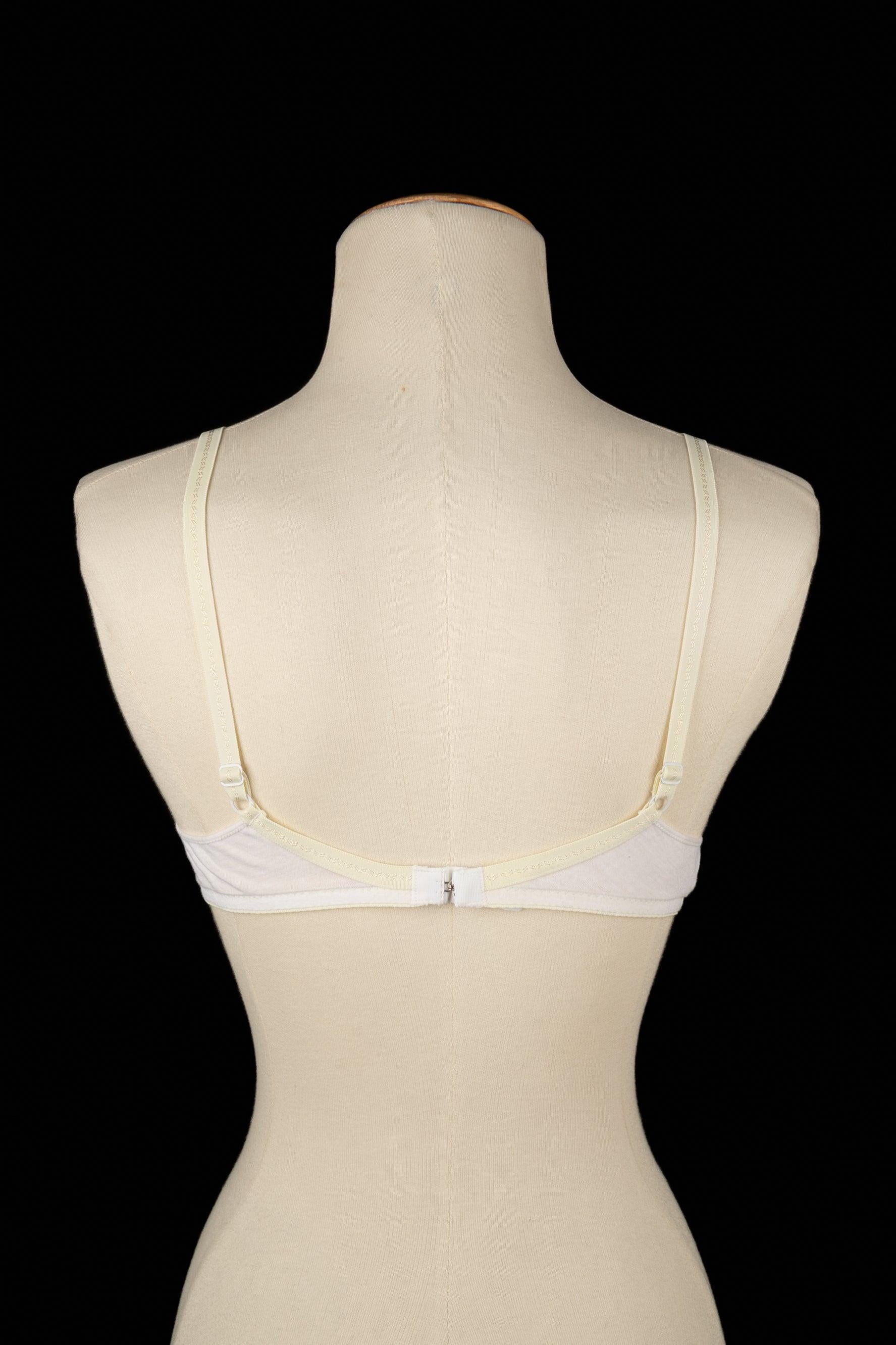 Christian Dior White Cotton Lingerie In Excellent Condition For Sale In SAINT-OUEN-SUR-SEINE, FR