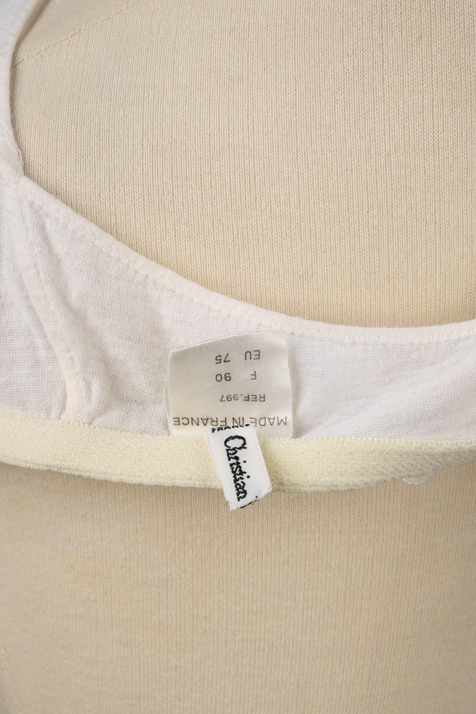 Christian Dior White Cotton Lingerie For Sale 3