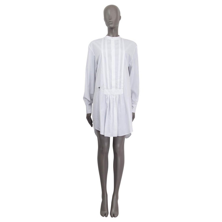 dior white shirt dress Dior 23SS shirt print dress size 34