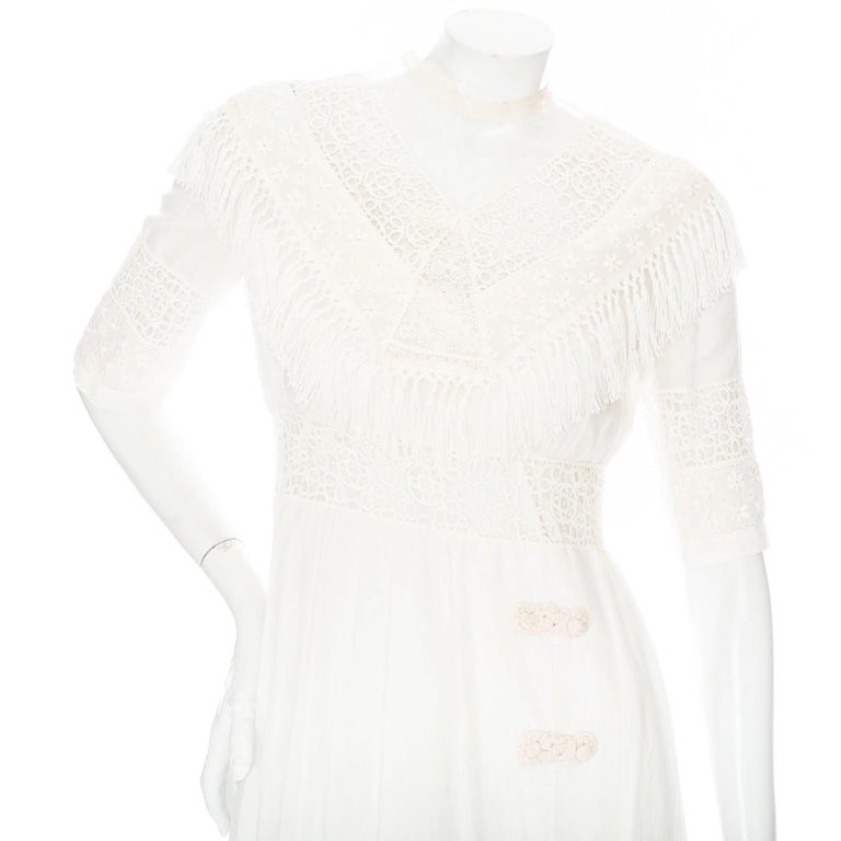 christian dior short white dress Straight Dress White Wool and Silk