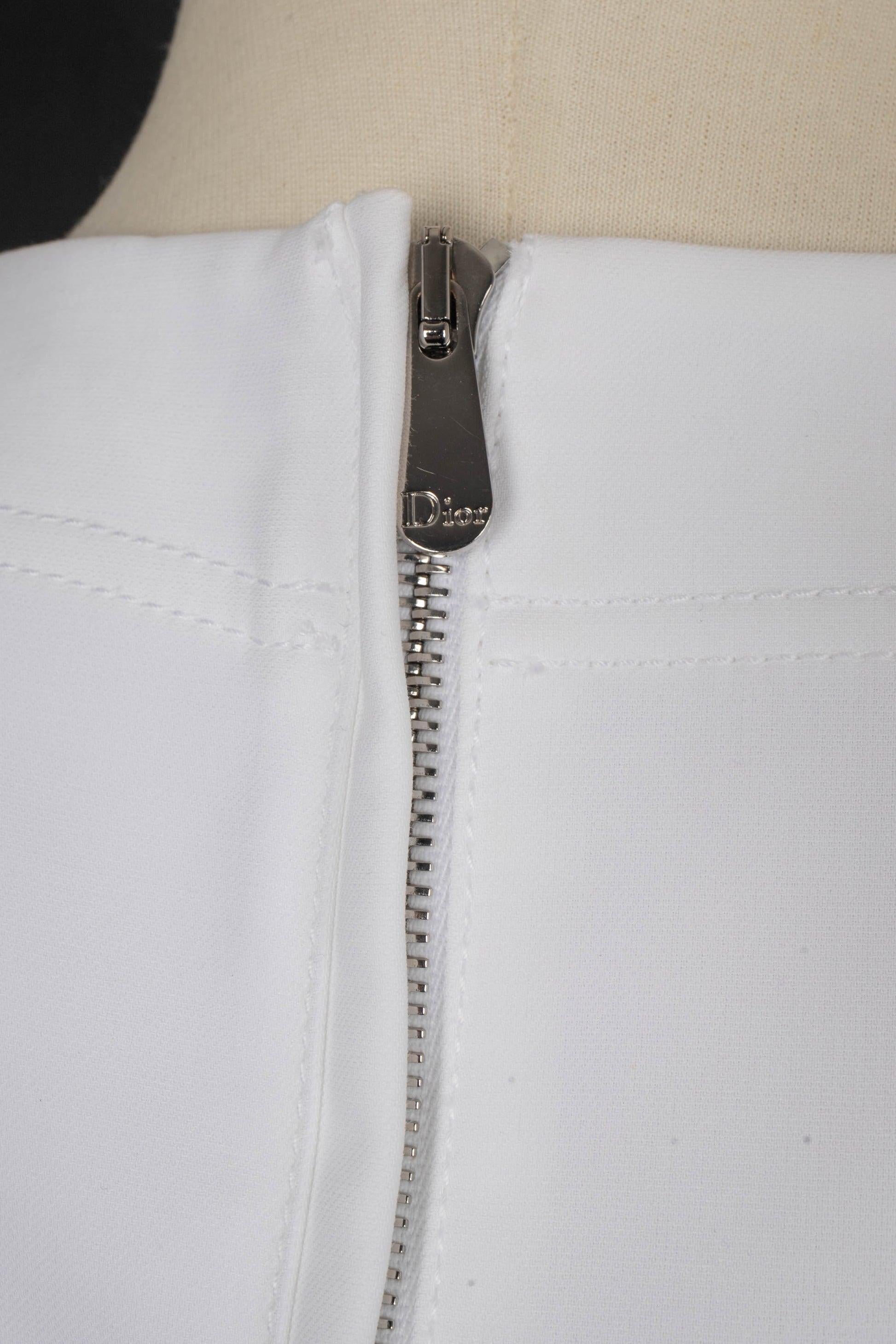 Christian Dior White Cotton Top For Sale 1