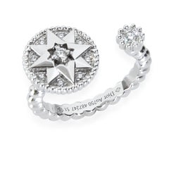 Christian Dior White Gold Diamond Rose Des Vents Ring