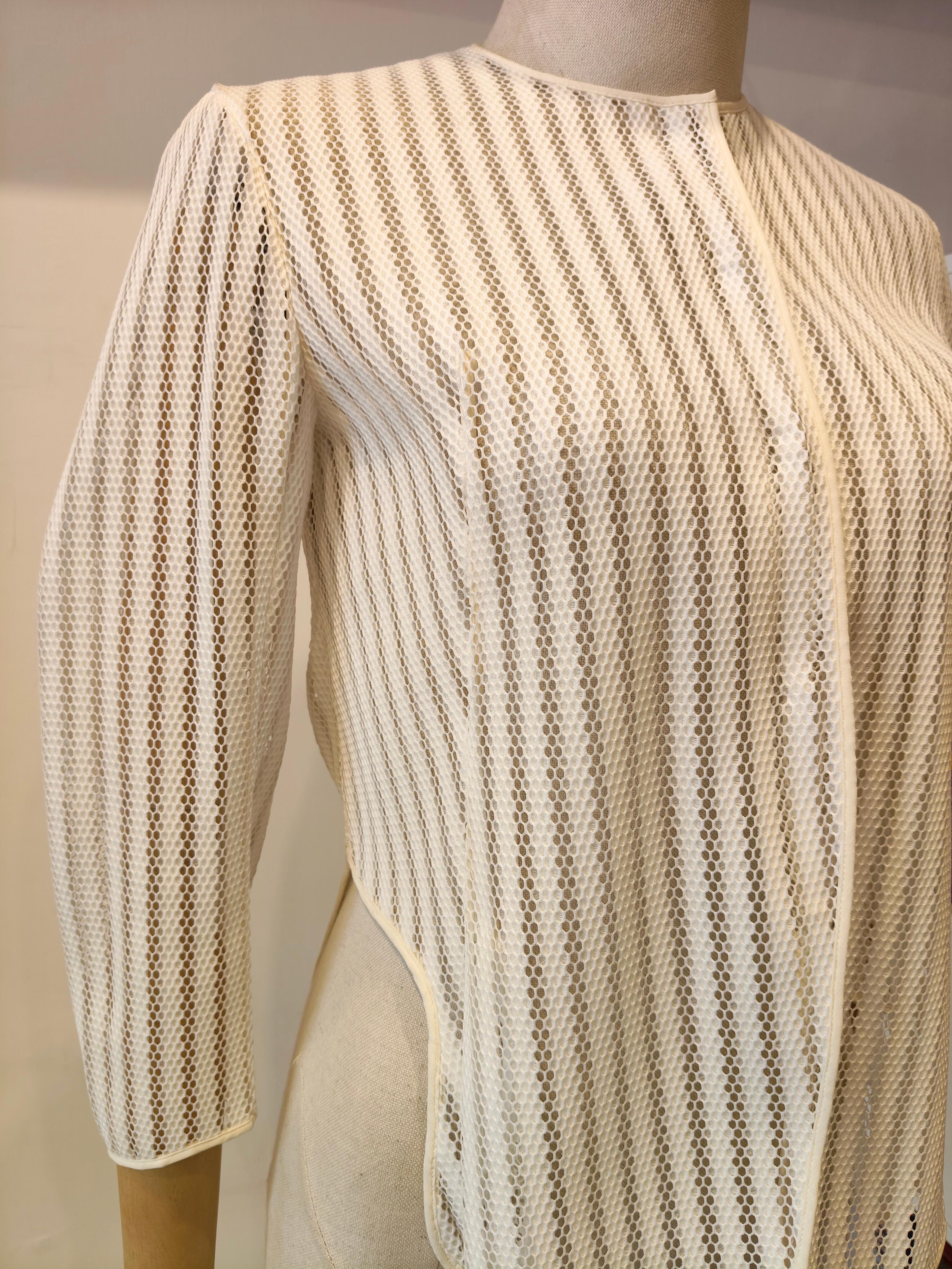 Christian Dior Weiße Jacke im Angebot 1