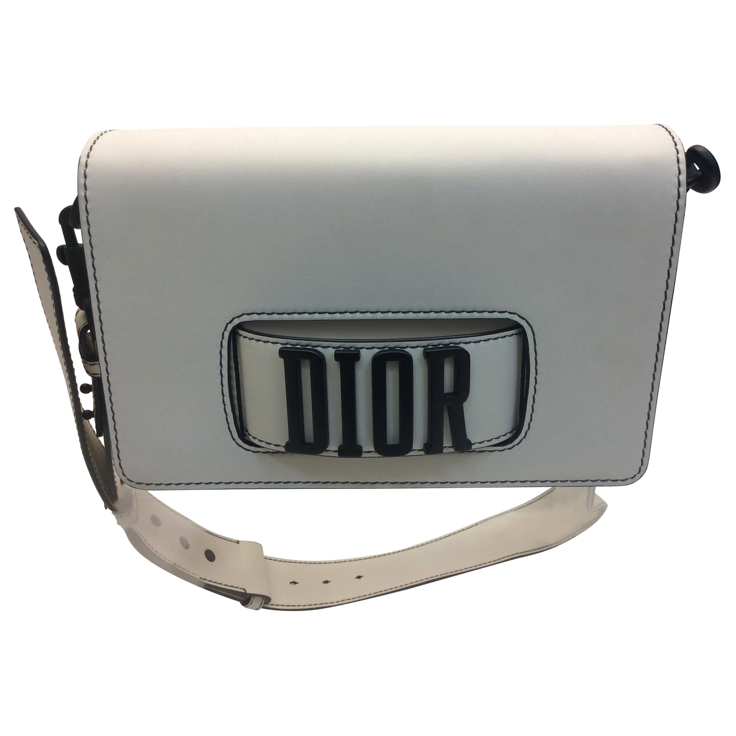 Christian Dior White J'Adore Crossbody/Clutch For Sale