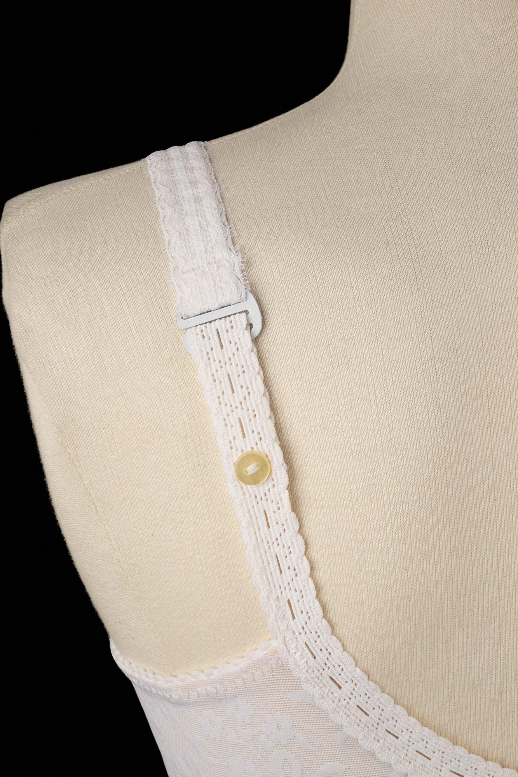 Christian Dior White Lace Bustier Top For Sale 3