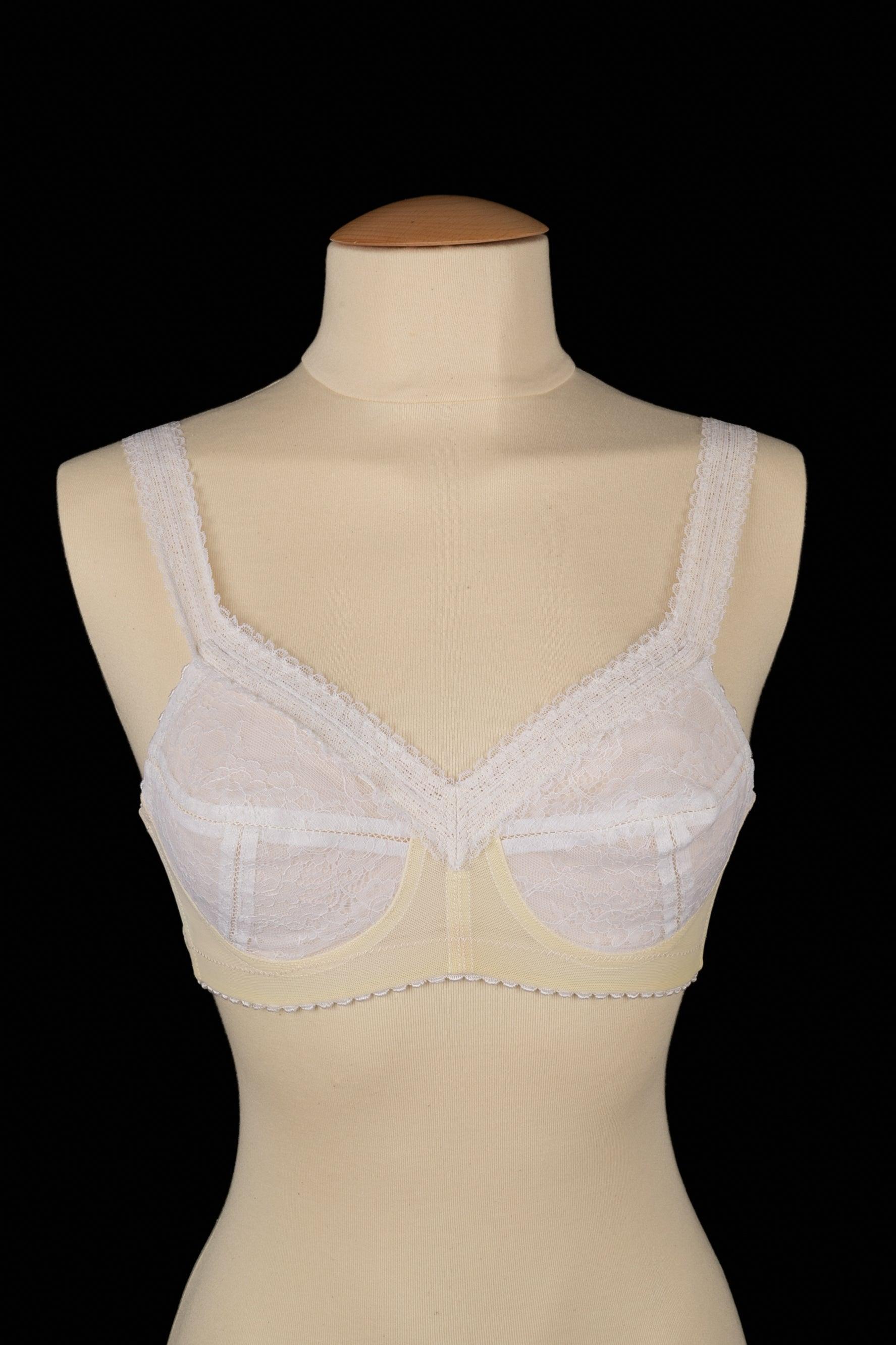 Christian Dior White Lace Lingerie For Sale