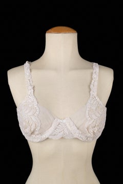Christian Dior White Lace Lingerie