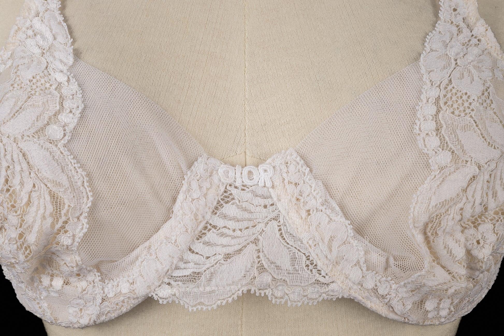 Christian Dior White Lace Lingerie For Sale 1