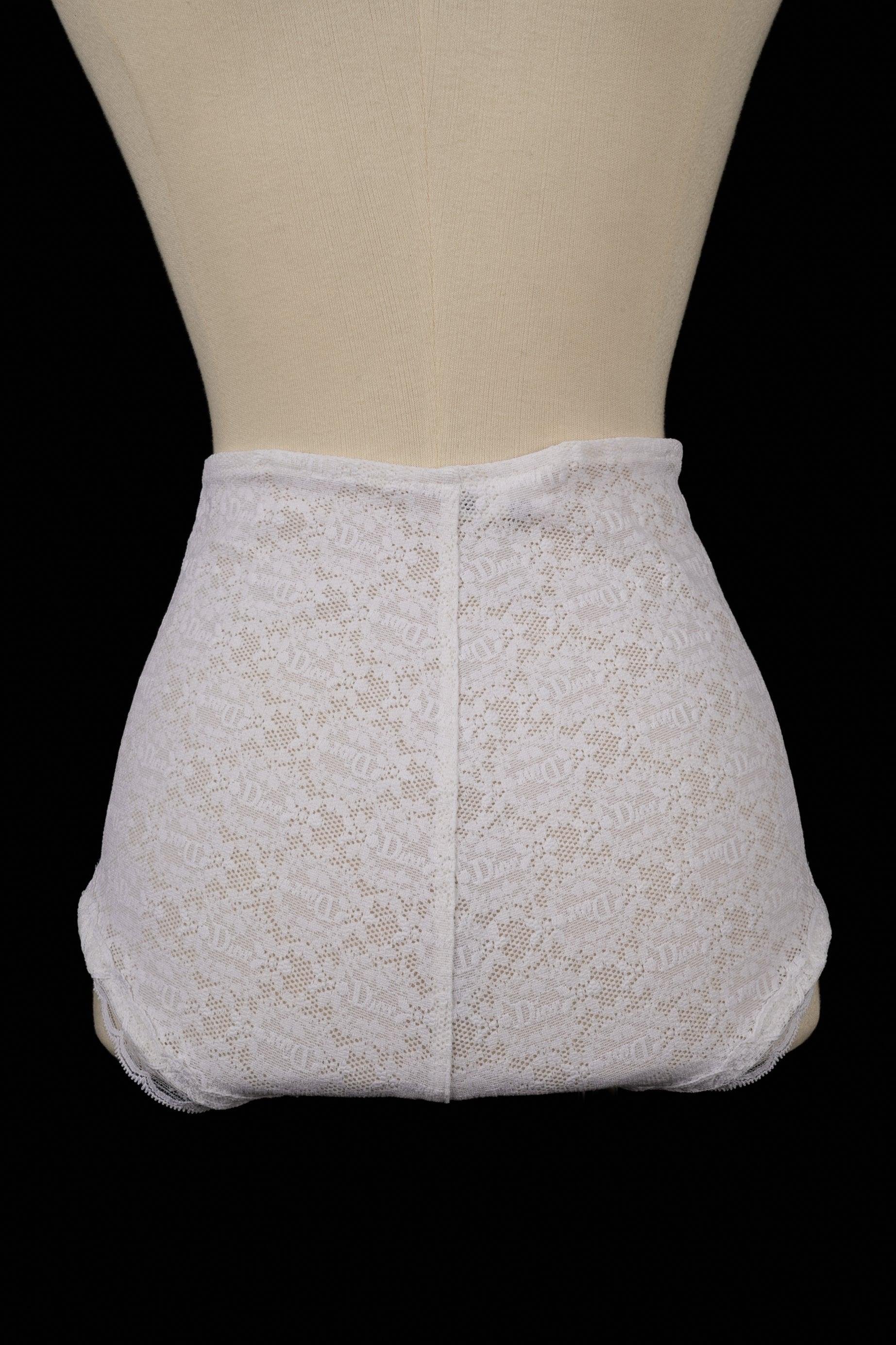 Christian Dior White Lace Panties For Sale