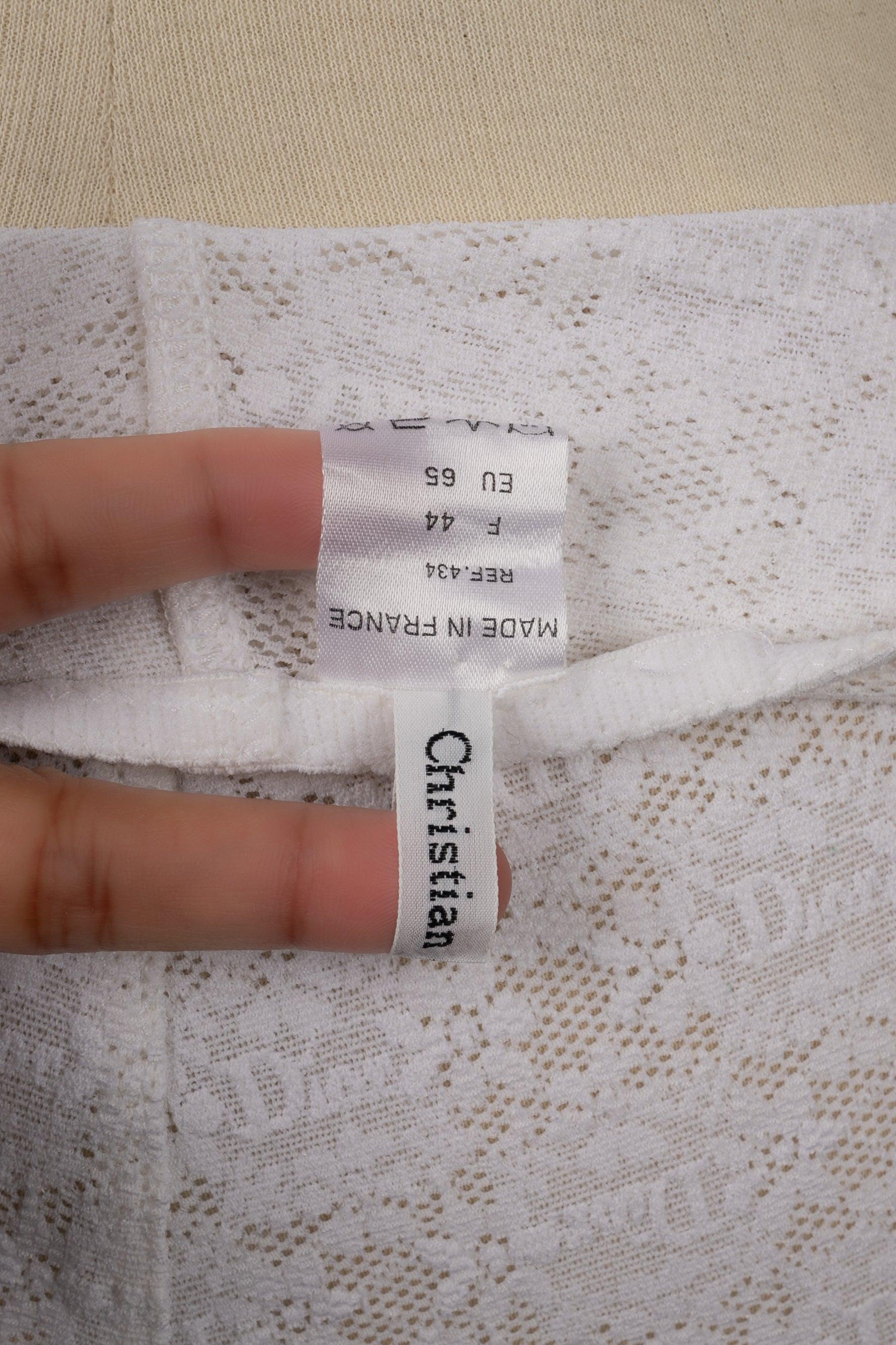 Women's Christian Dior White Lace Panties For Sale