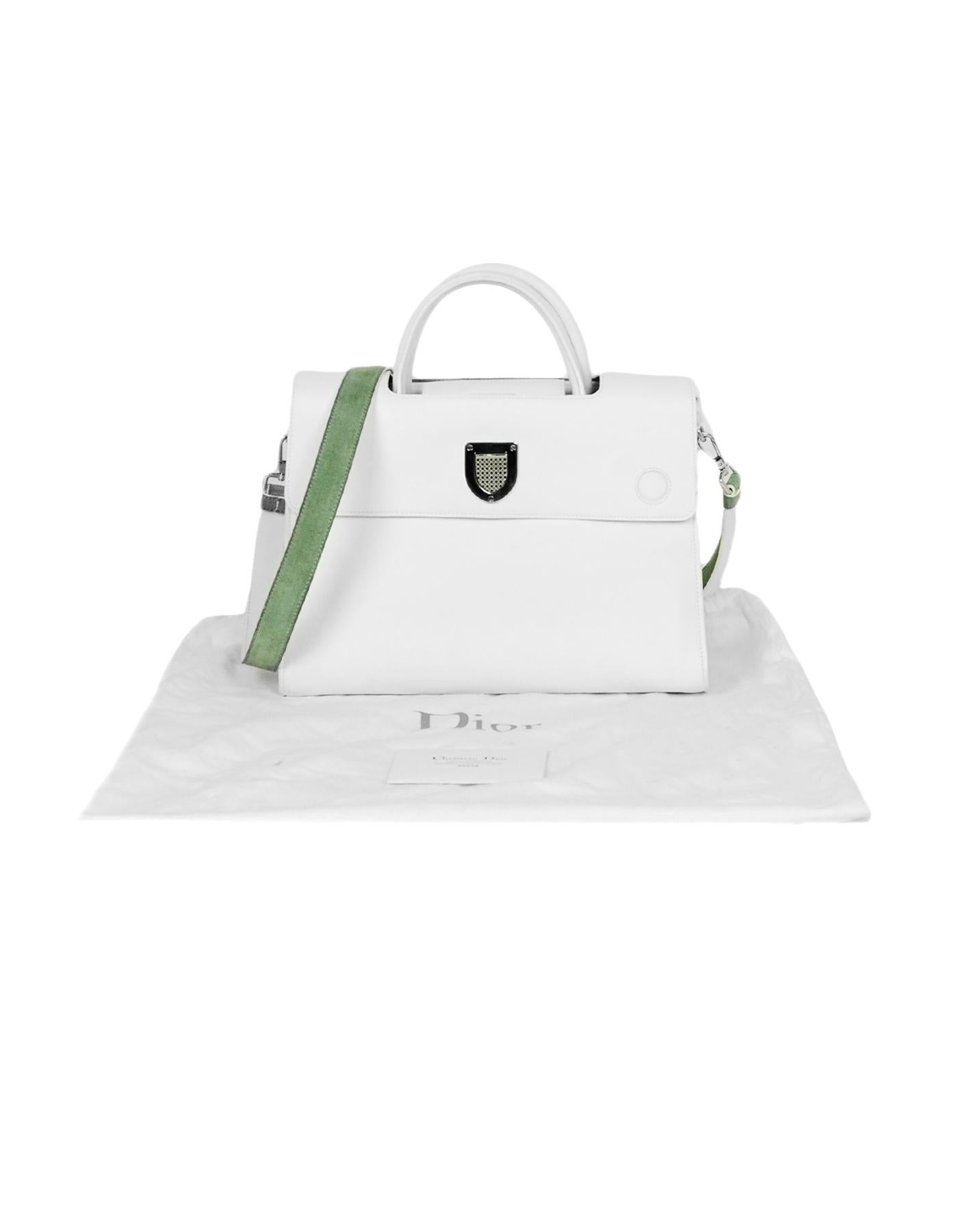 dior white purse