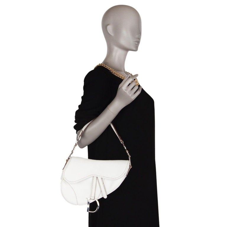 saddle bag white dior