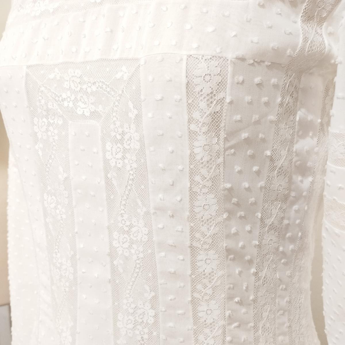 Christian Dior White Long Lace Dress FR 36 / IT  40 1