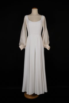 Christian Dior White Pant Jumpsuit, 1993