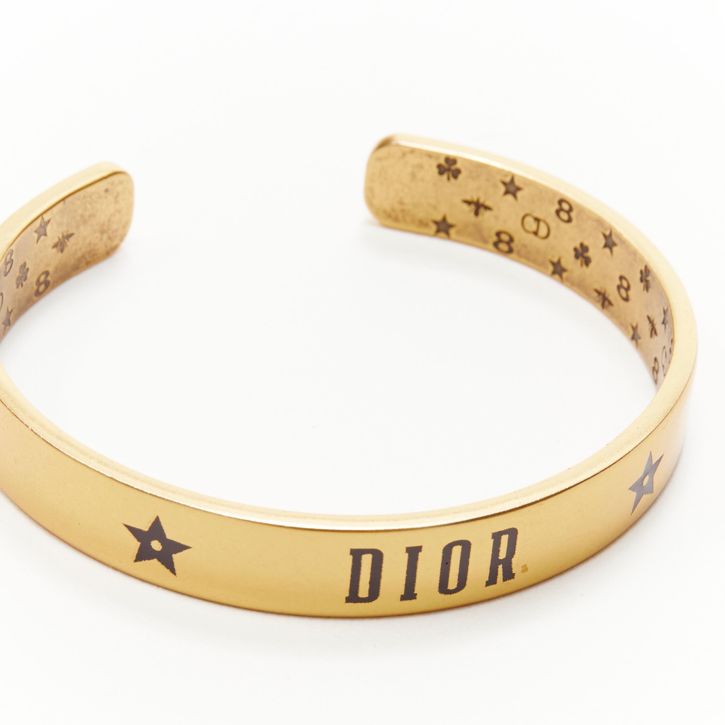 CHRISTIAN DIOR white pink ethnic J'Adior woven friendship bracelet gold cuff 2