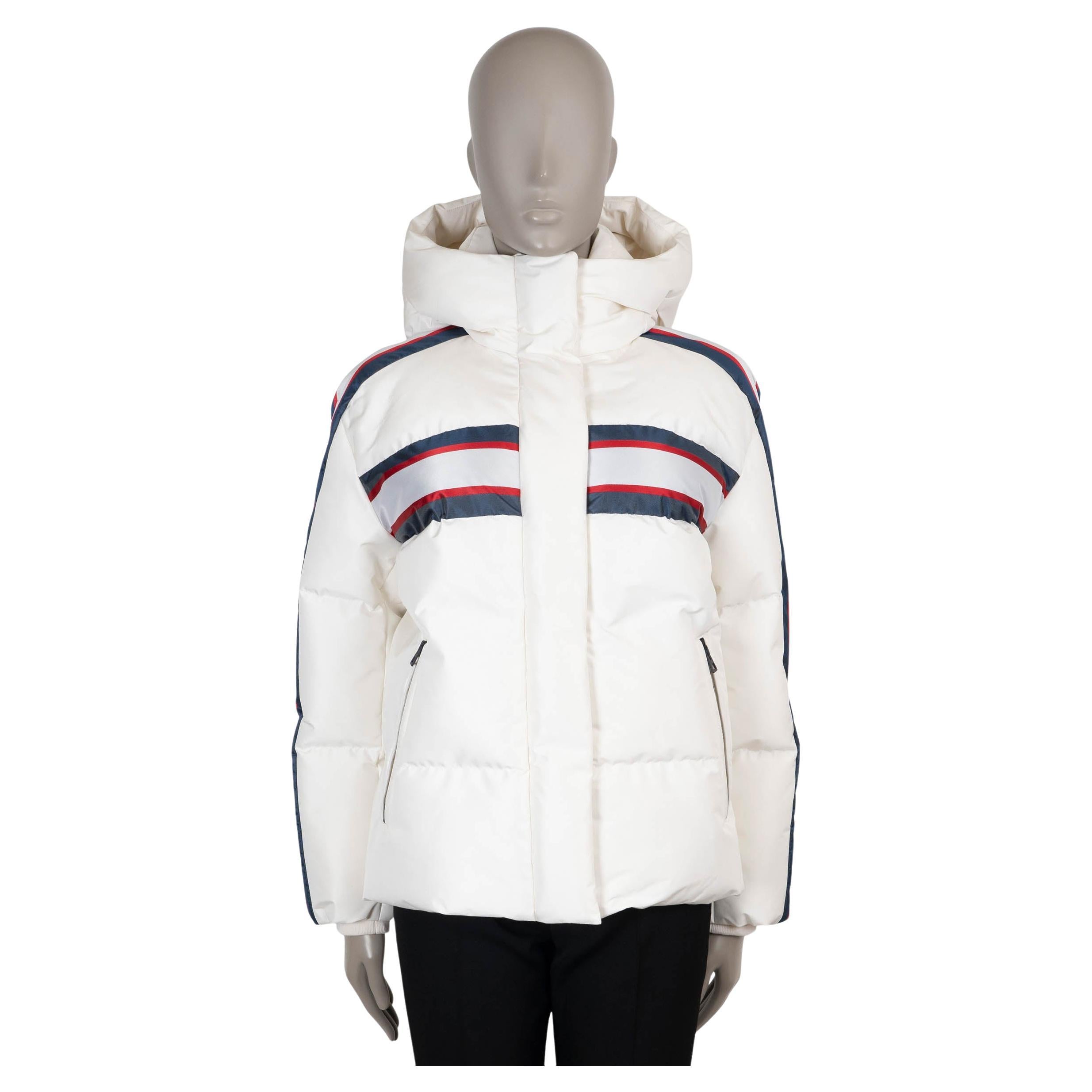 CHRISTIAN DIOR weißes Polyamid 2021 DIORALPS PUFFER Jacke S