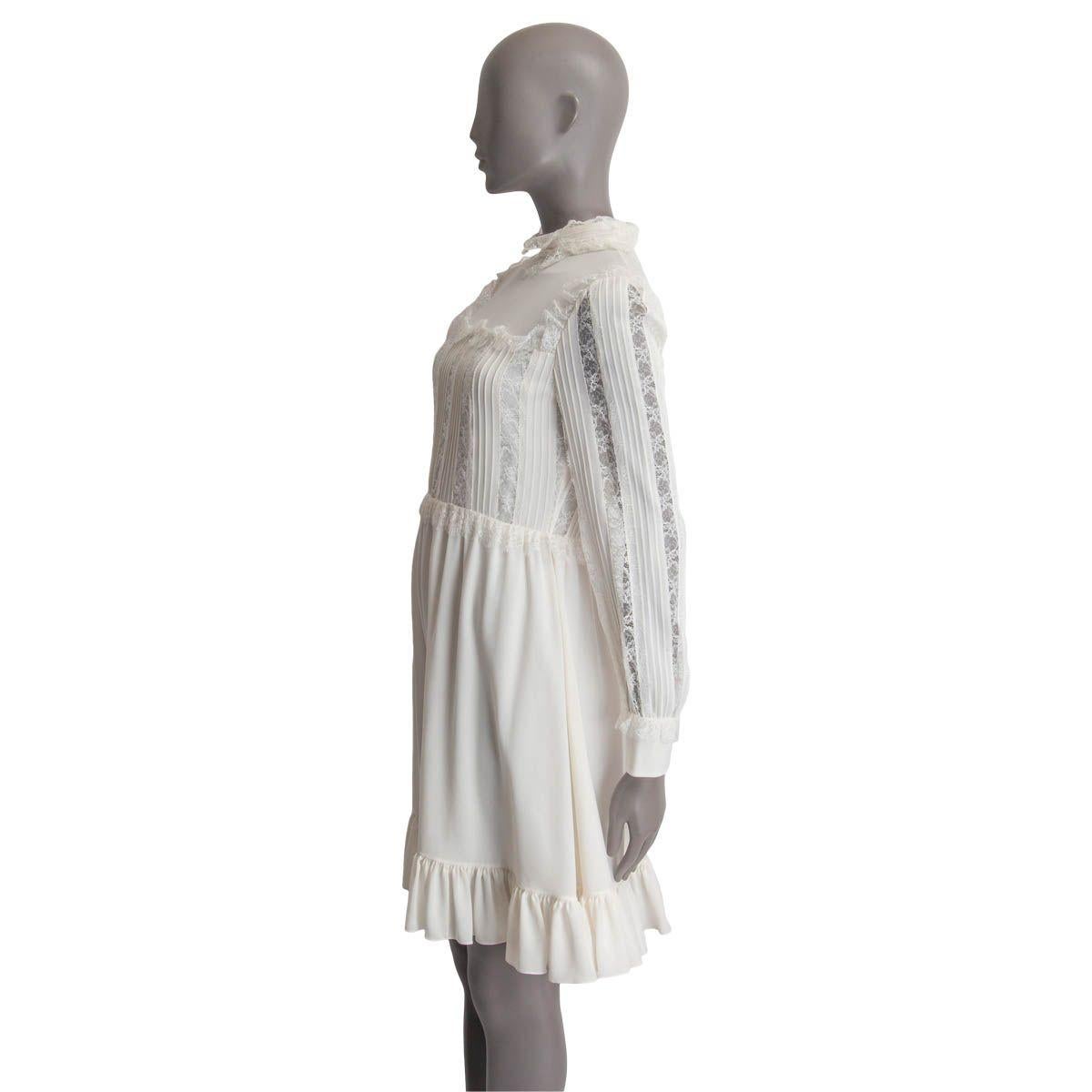 dior white lace dress