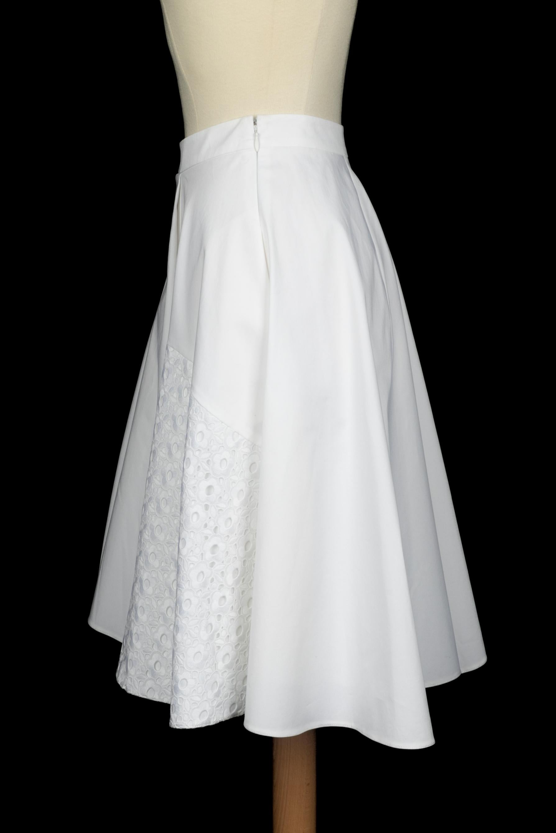 Gonna bianca Christian Dior in vendita 1