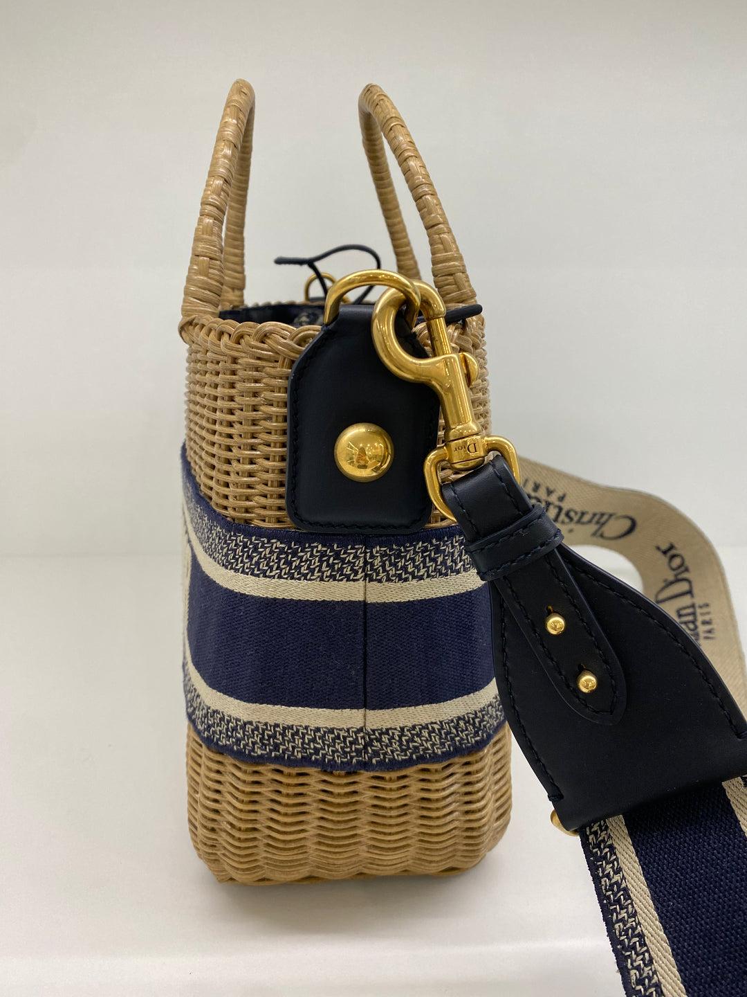 Christian Dior Wicker Bag For Sale 5