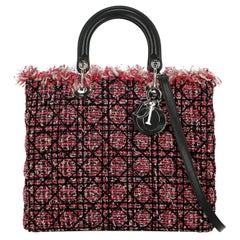 Christian Dior Woman Lady Dior Black, Multicolor, Pink