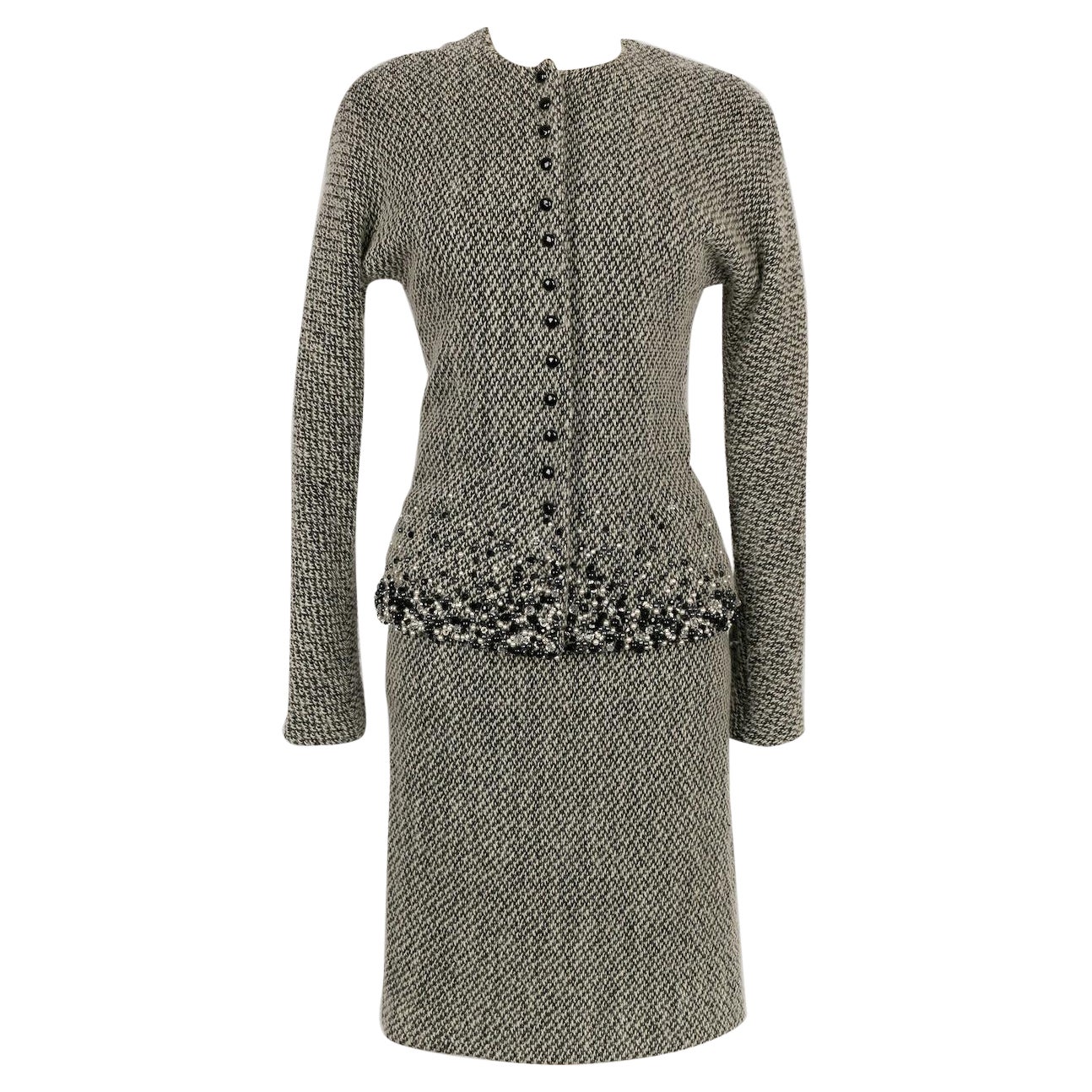 Ensemble tailleur en laine et soie Christian Dior