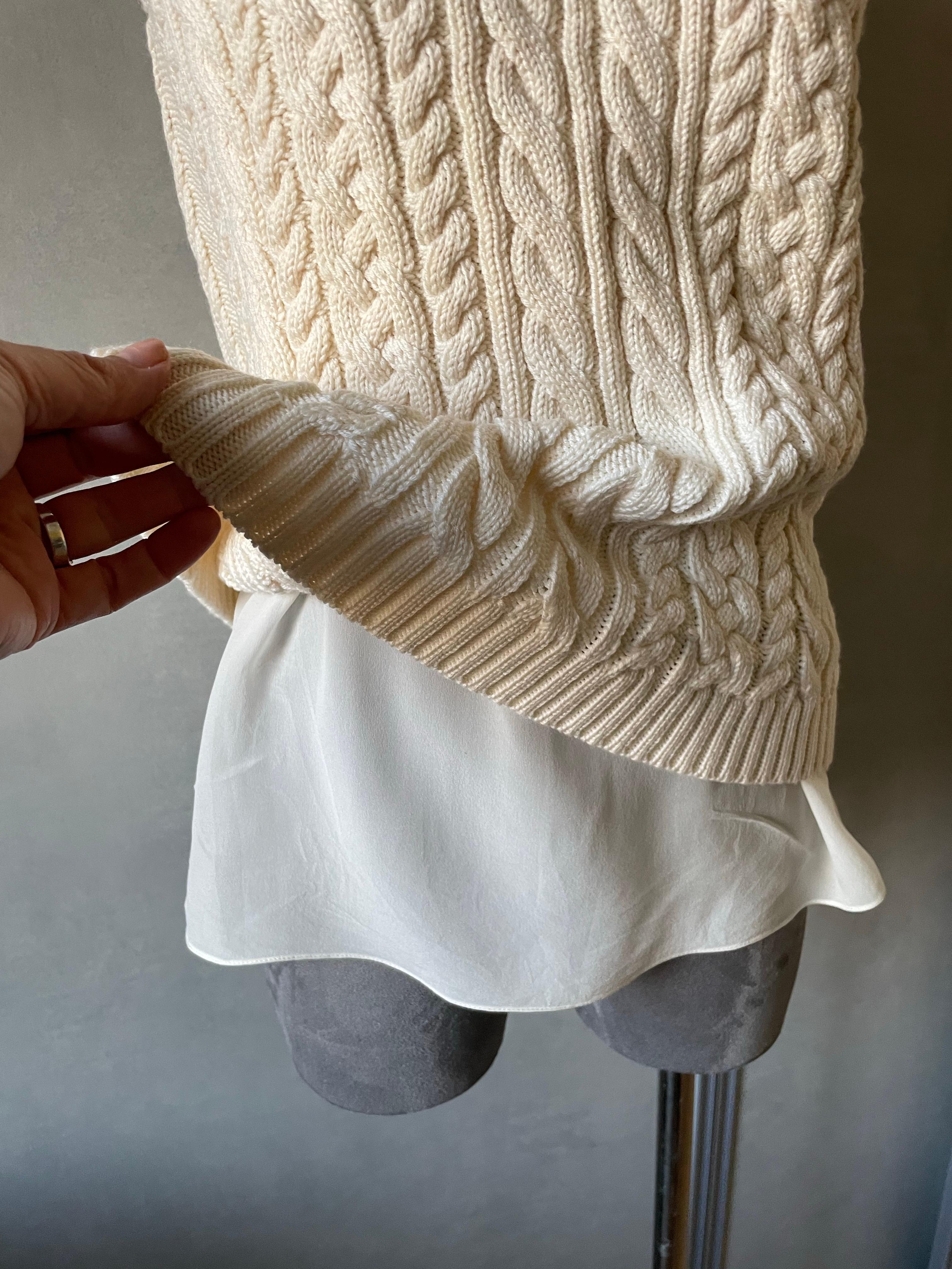 Pull en laine et soie CHRISTIAN DIOR. en vente 1