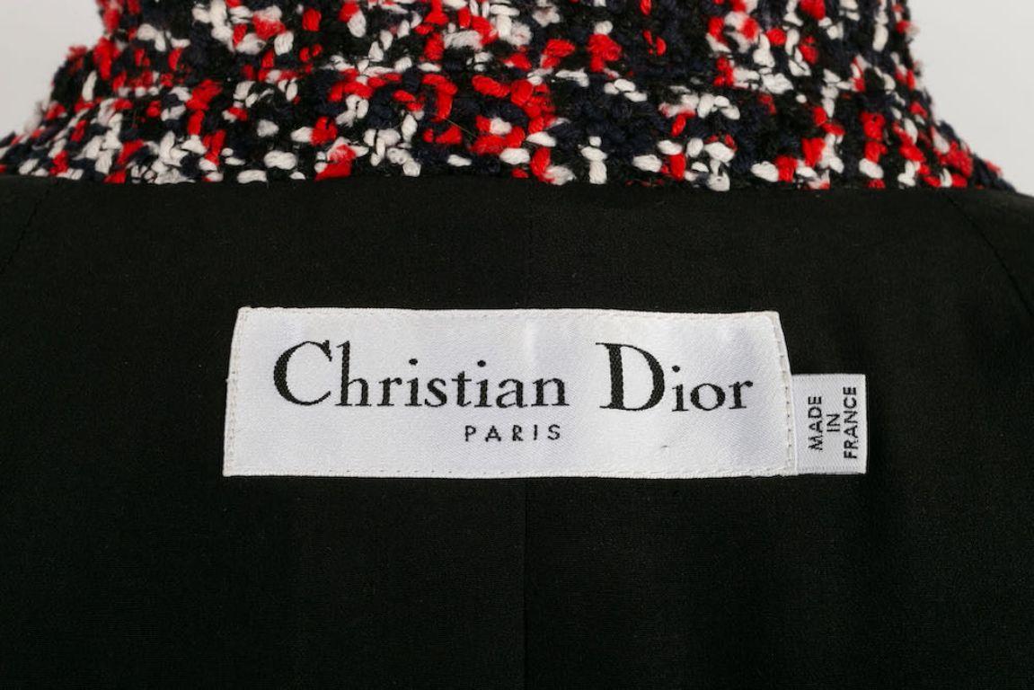 Christian Dior Wool Blend Coat Size 40FR For Sale 6
