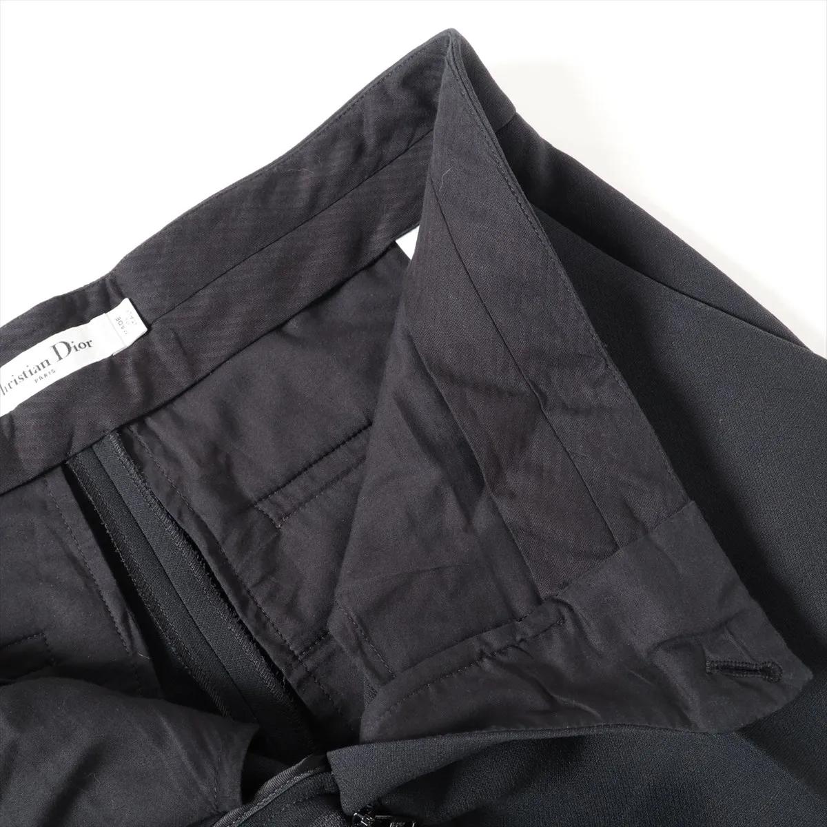 Christian Dior Pantalones de Lana Negros en venta 1