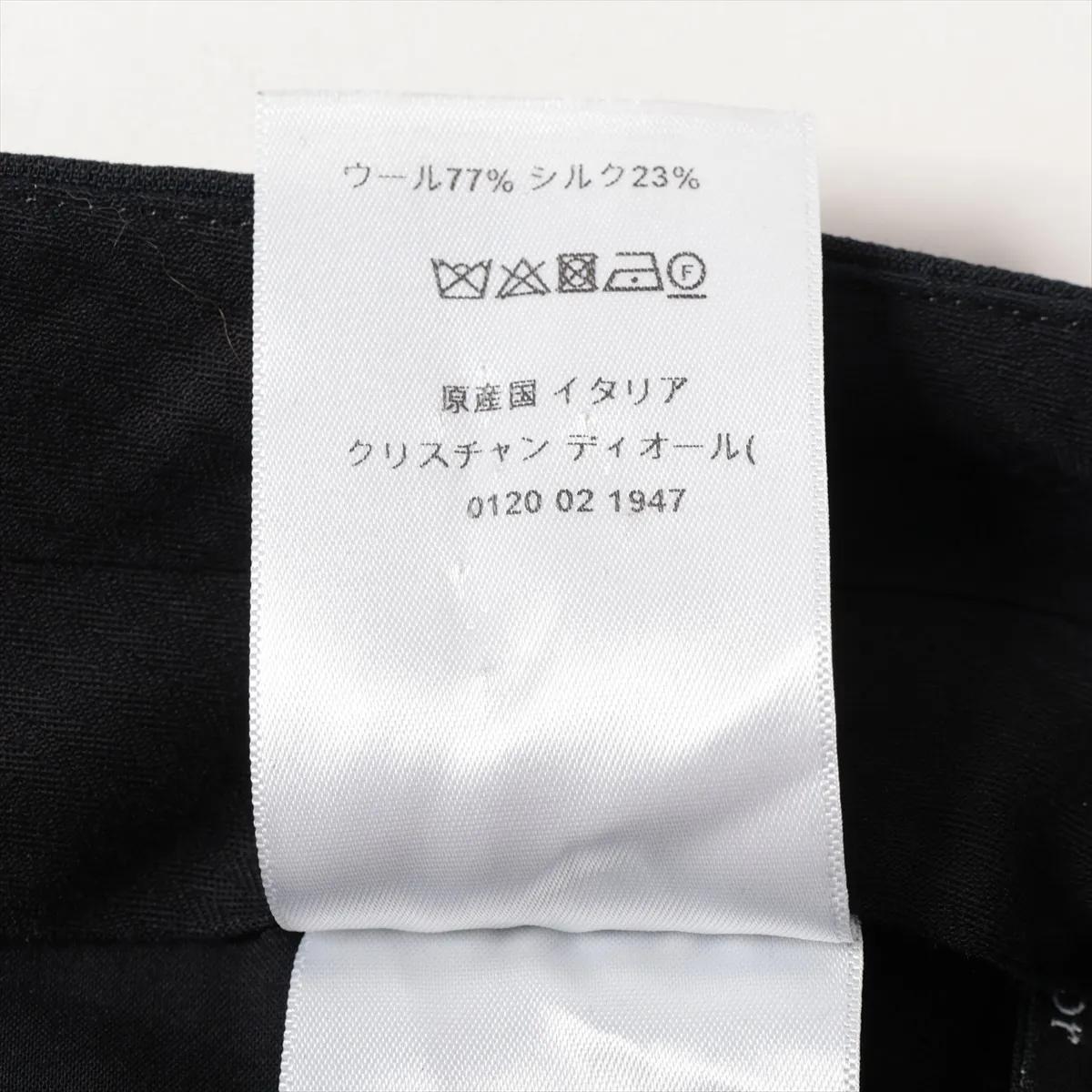 Christian Dior Pantalones de Lana Negros en venta 3