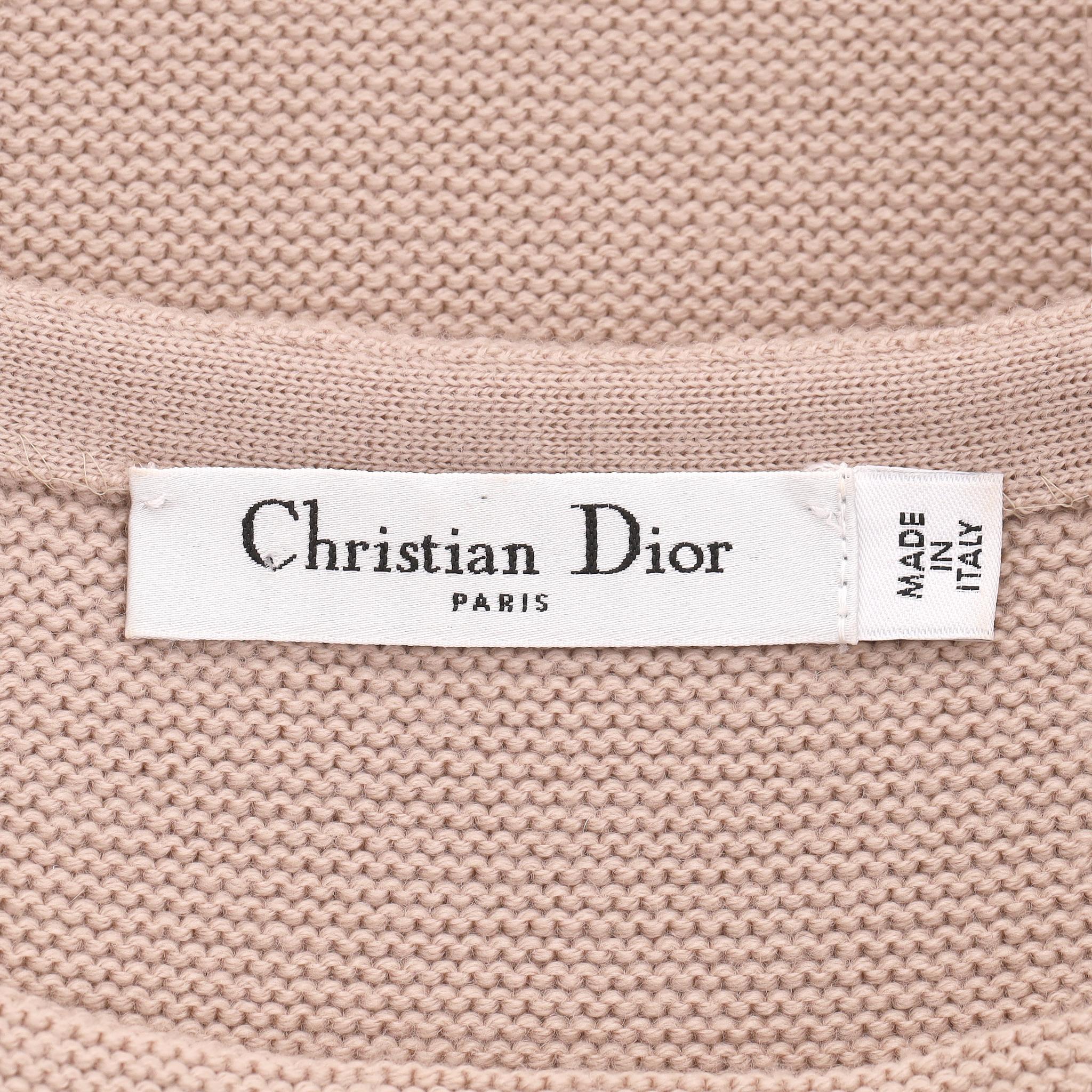 Ensemble Top et Jupe en laine avec ceinture en cuir Christian Dior en vente 6