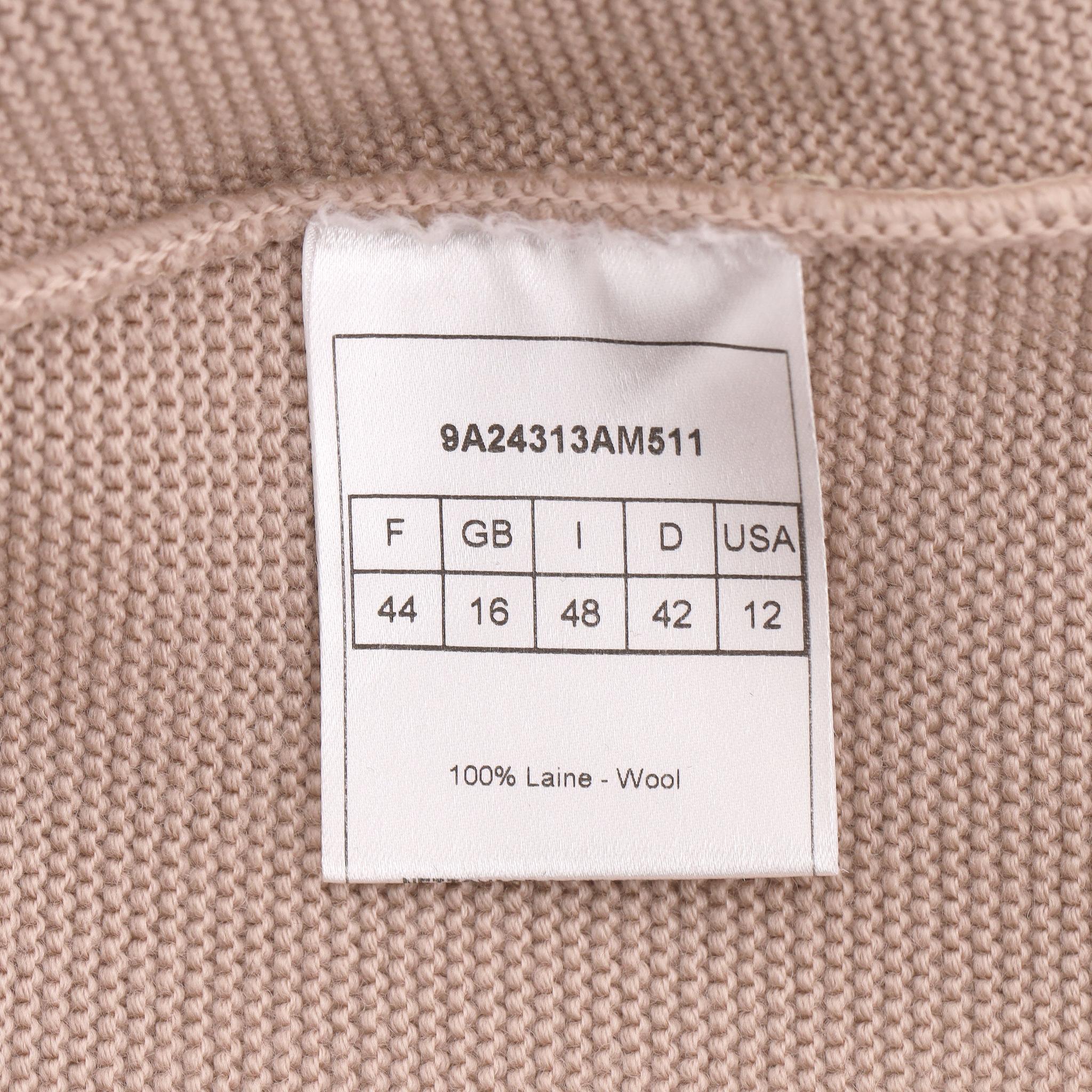 Ensemble Top et Jupe en laine avec ceinture en cuir Christian Dior en vente 9