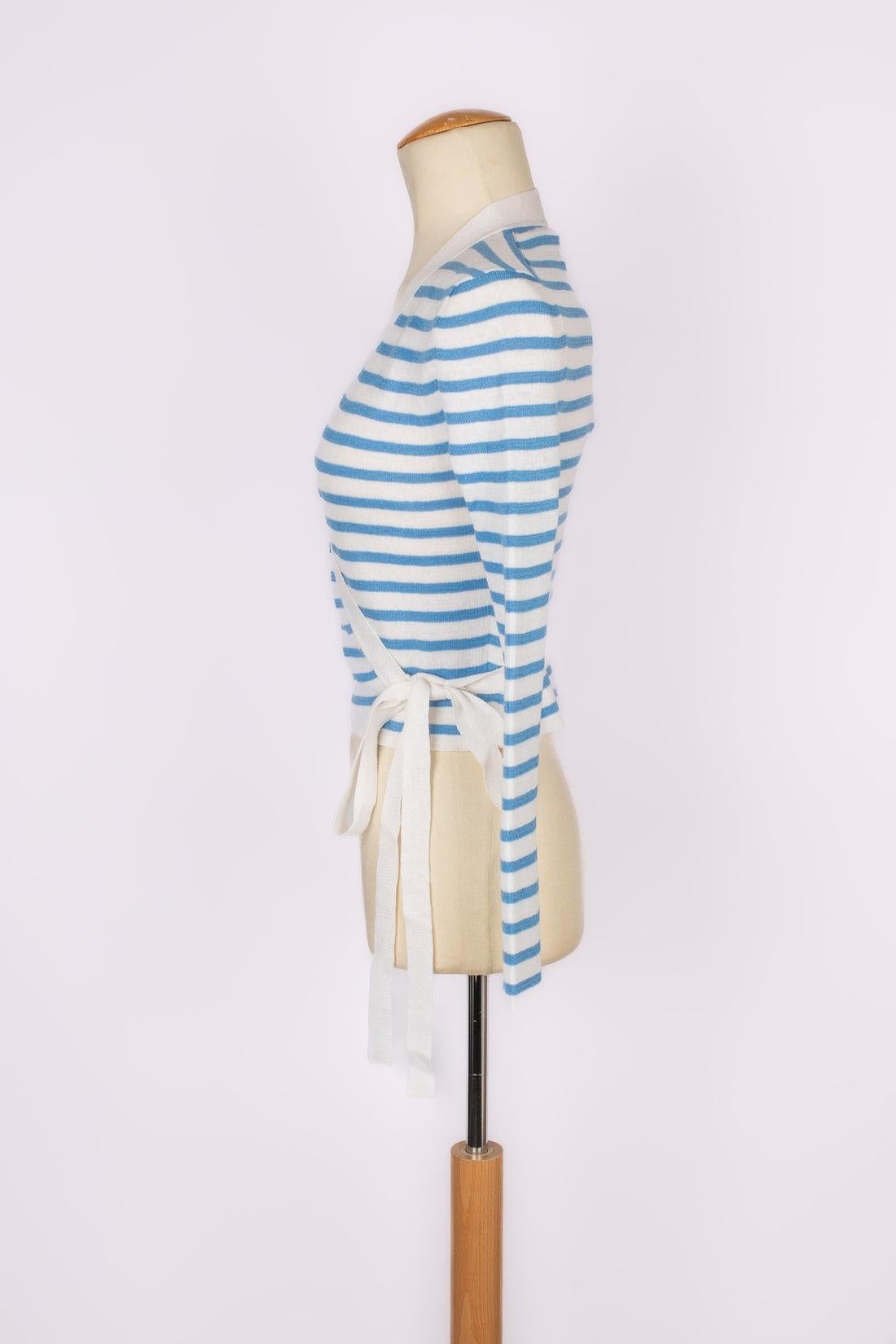 Christian Dior Wrap-Over Top In Excellent Condition In SAINT-OUEN-SUR-SEINE, FR