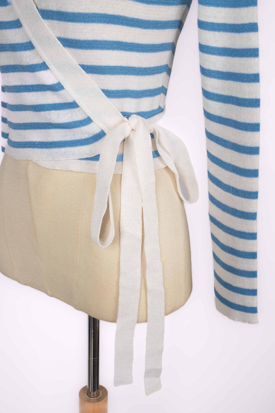 Christian Dior Wrap-Over Top 1