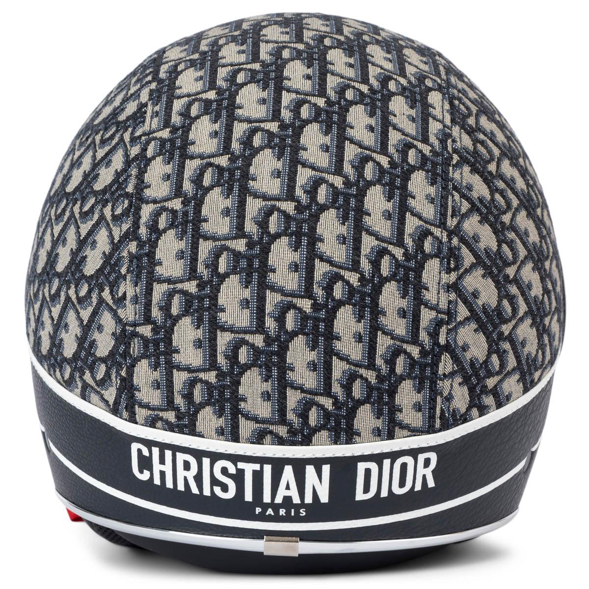 Women's CHRISTIAN DIOR x 946 VESPA navy 2021 OBLIQUE HELMET Hat