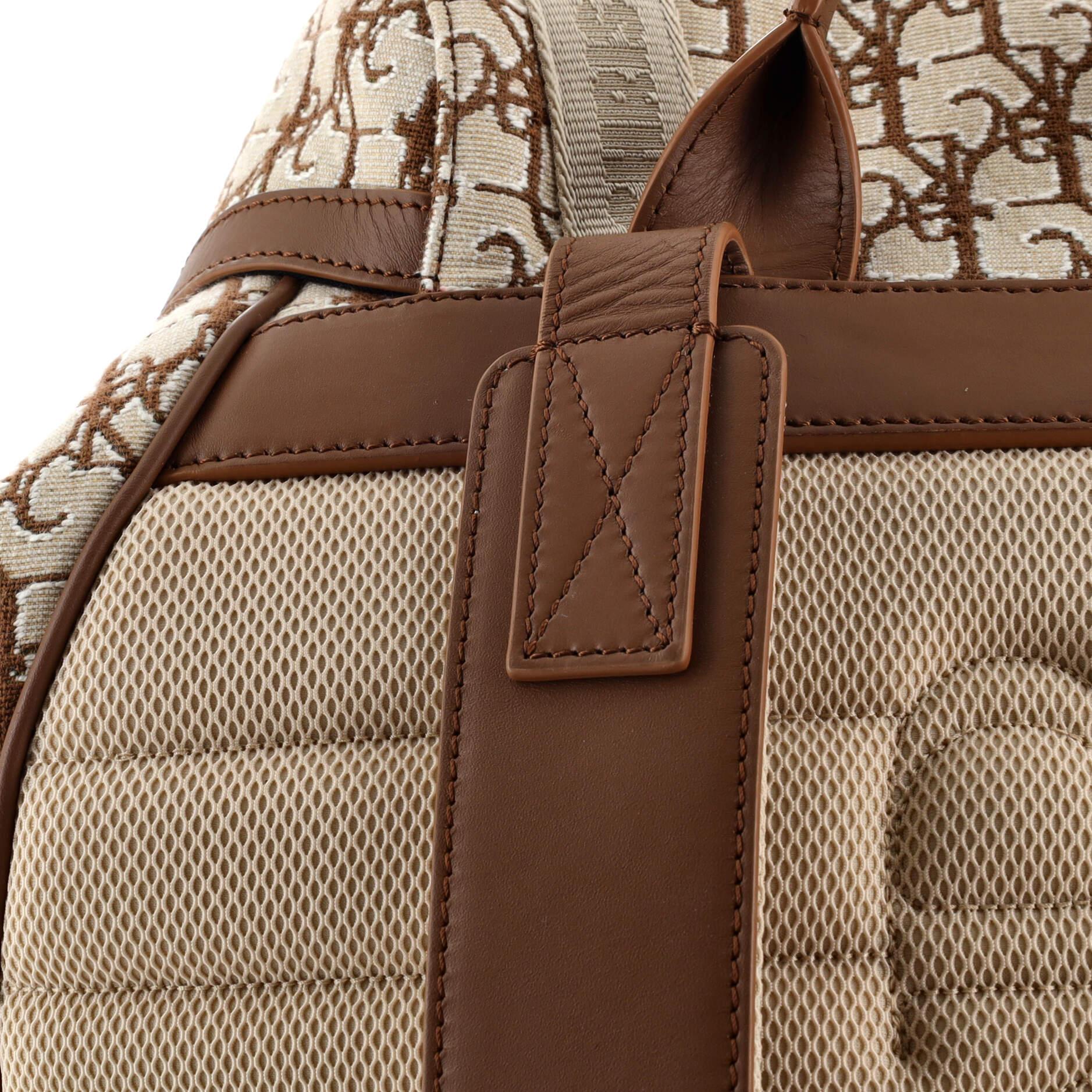 Women's Christian Dior x Cactus Jack Hit the Road Backpack Printed Canvas with Leather For Sale