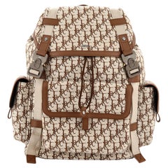 Christian Dior x Cactus Jack Hit the Road Backpack Printed Canvas with Leather
