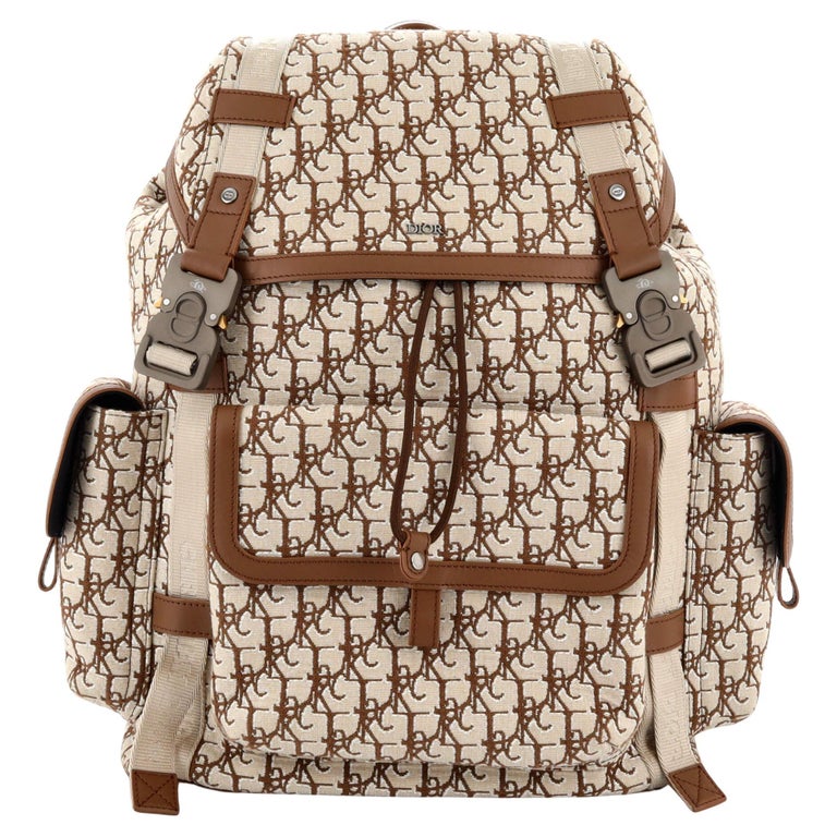 Christian Dior x Cactus Jack Hit the Road Backpack Printed Canvas with  Leather For Sale at 1stDibs