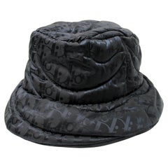 Christian Dior x ERL Black Monogram Puffer Bucket Hat