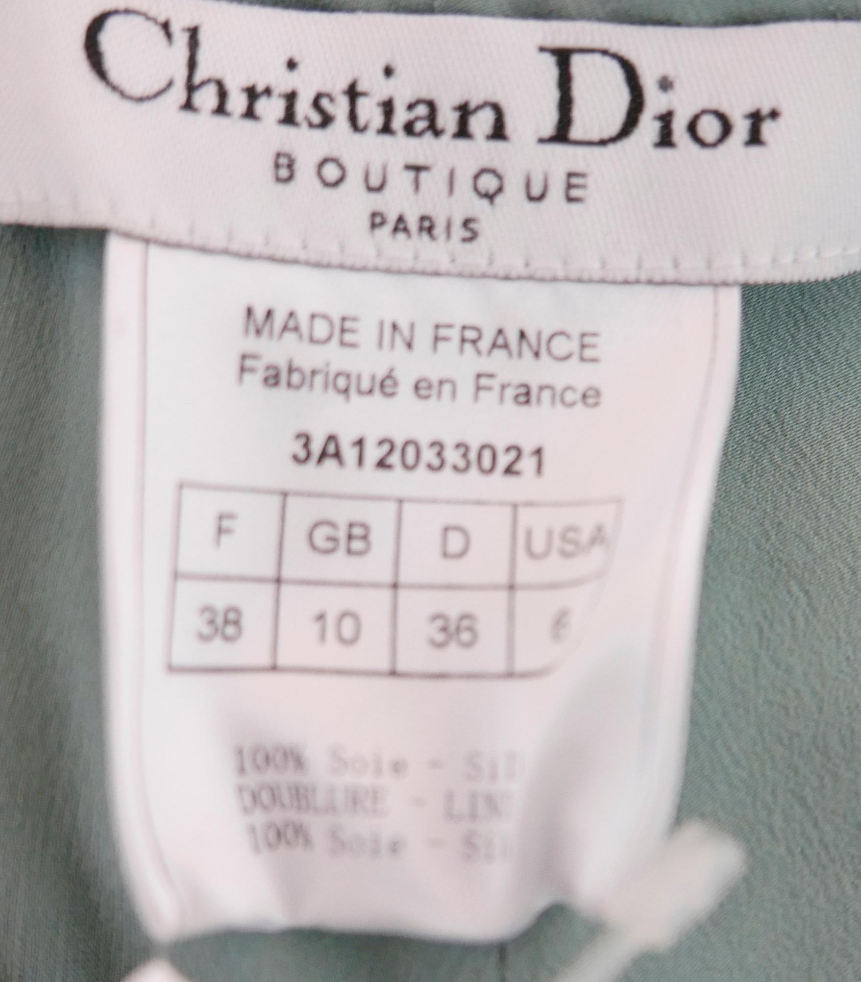 Christian Dior x Galliano 2003 Maxirock mit Blumenbesatz aus Seide mit Hardwarebesatz im Angebot 4