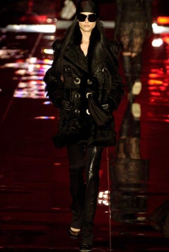 Christian Dior x Galliano Fall 2006 Crow Print Trousers