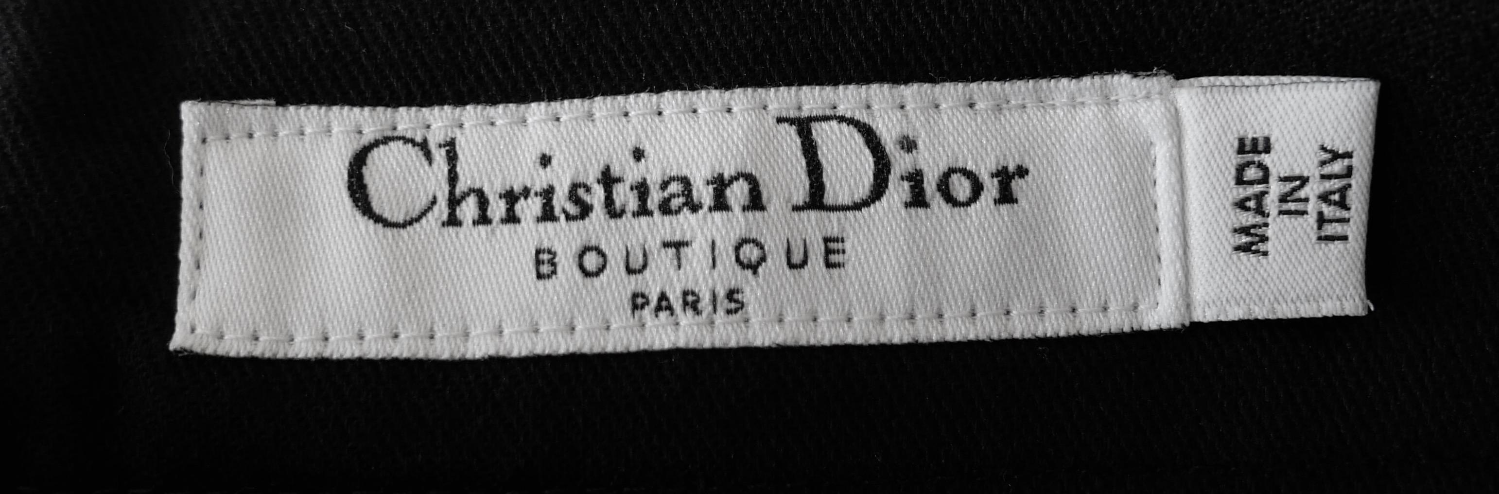 Christian Dior x John Galliano Fall 2006 PVC Trim Black Trousers For Sale 2